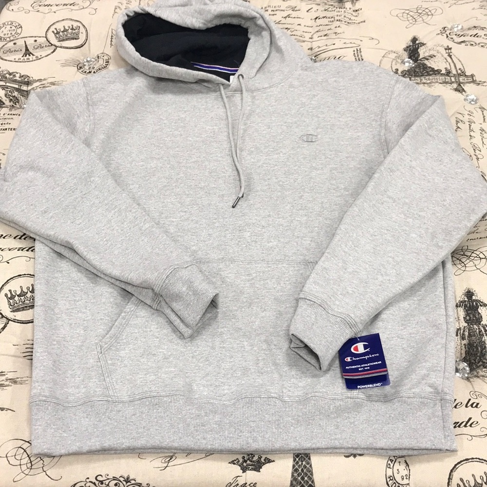 Champion Men's Powerblend Fleece Hoodie - Picture 3 of 9